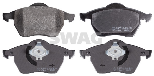 Brake Pad Set, disc brake - 30 91 6338 SWAG